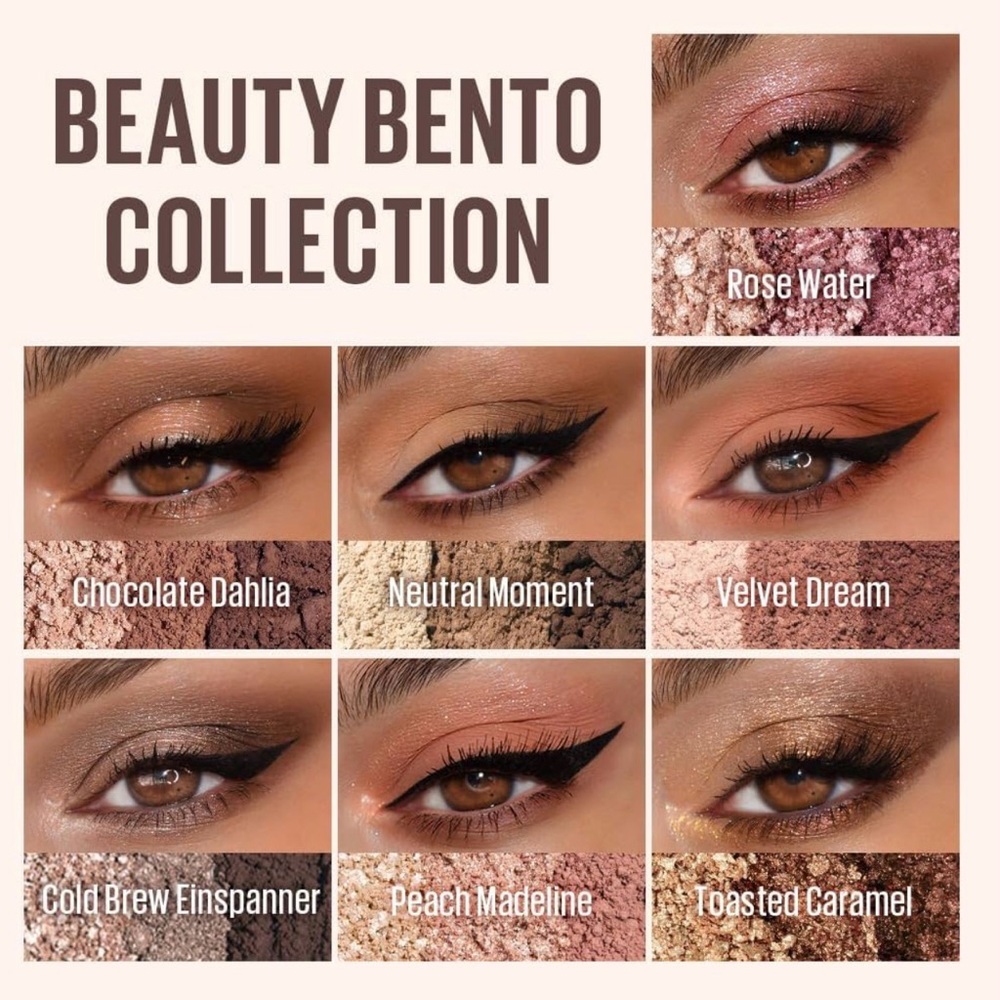 Kaja Play Bento Bronzer Blush Blendable Sculpting Trio 08 Chocolate Dahlia - Picture 7 of 13